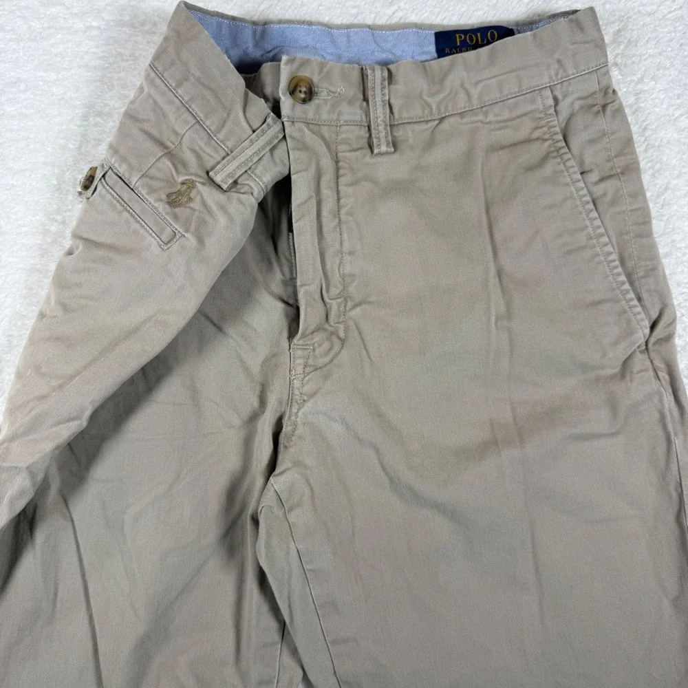 Polo Ralph Lauren Slim Fit Mens 30/32 Pants Beige Stretch Chino Casual